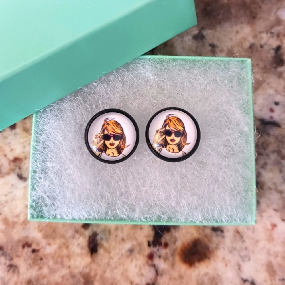 5 For $25.00- Taylor Swift Stud Earrings